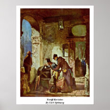 Tariff Revision By Carl Spitzweg Print