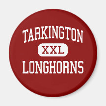 Tarkington - Longhorns - High - Cleveland Texas Refrigerator Magnet