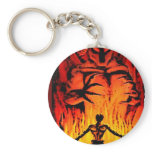 TAROT CARD DESIGN THE DEVIL keychains