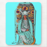 TAROT CARD THE HIGH PRIESTESS BY LIZ LOZ mousepads