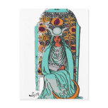 TAROT CARD THE HIGH PRIESTESS BY LIZ LOZ postcards