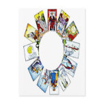 TAROT CARDS CIRCLE postcards