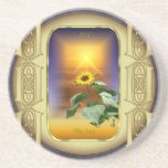 Tarot Cards The Sun Sandstone Coaster