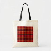Tartan Fabric Texture Bag