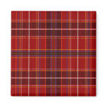 Tartan Fabric Texture Refrigerator Magnet