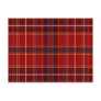 Tartan Fabric Texture Post Card