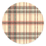 Tartan Fabric Texture Stickers