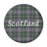 Tartan Gift Magnet -- Souvenir of Scotland