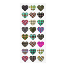 Tartan Heart Wedding Invite