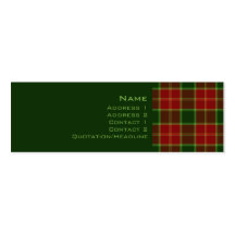 Tartan No. 0006 Business Card Templates