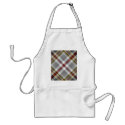 Tartan plaid design aprons
