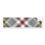 Tartan plaid design bumper sticker