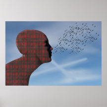Tartan Scottish Independence 2014 Poster