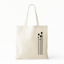 Tasche pocket bag baag black schwarz floral blume