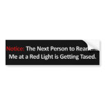 Taser Bumpersticker