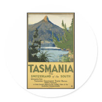 Tasmania Round Sticker