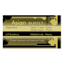 Taste of Asia - Asian Landscape Business Cards