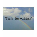 "Taste the Rainbow" t-shirts