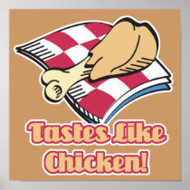 tastes like chicken print