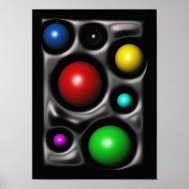Tasty Dots In Black - Poster or Print