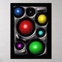 Tasty Dots In Black - Poster or Print