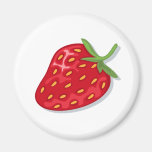 Tasty strawberry magnet