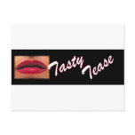 TASTY TEASE postcards