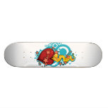 Tat_Heart-Flames-Stars Skateboard
