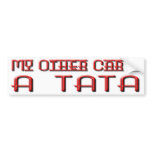 TATA bumper stickers
