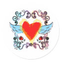tatoo heart stickers