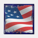 Tattered American Flag Magnet