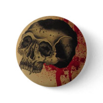 tatto skull button