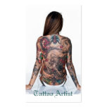 Tattoo Artist Business Card Template