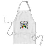 Tattoo Butterfly Awareness - Autism Apron