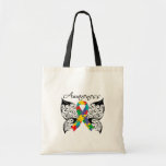 Tattoo Butterfly Awareness - Autism Canvas Bag
