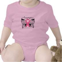 Tattoo Butterfly Awareness - Breast Cancer Bodysuit