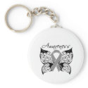 Tattoo Butterfly Awareness - Diabetes keychains