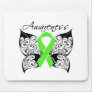 Tattoo Butterfly Awareness - Lymphoma Mouse Pads