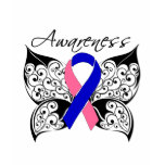 Tattoo Butterfly Awareness - Male Breast Cancer t-shirts