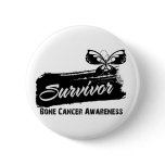 Tattoo Butterfly Bone Cancer Survivor buttons