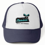 Tattoo Butterfly Cervical Cancer Survivor hats