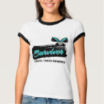 Tattoo Butterfly Cervical Cancer Survivor t-shirts