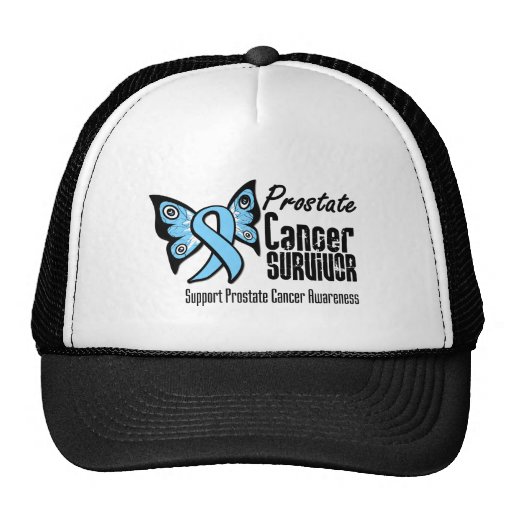 Tattoo Butterfly Prostate Cancer Survivor Trucker Hat