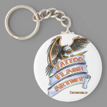 Tattoo Flash Artist keychains