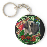 Tattoo Mastiff Keychain