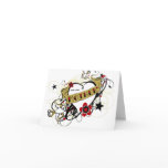 Tattoo MOM Heart Card