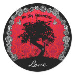 Tattoo Rose Bonsai Tree of Love Swallow Sticker