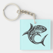 Tattoo Shark Acrylic Keychains