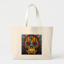 Tattoo Skull Canvas Bags