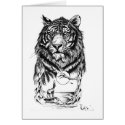 Tattoo Tiger Art cards